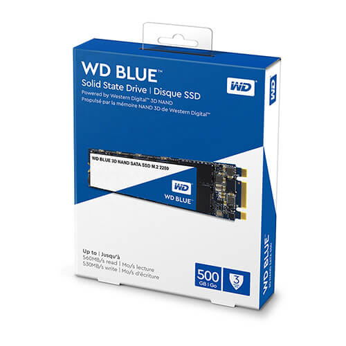 Ổ cứng SSD WD Blue 3D NAND 500GB M.2
