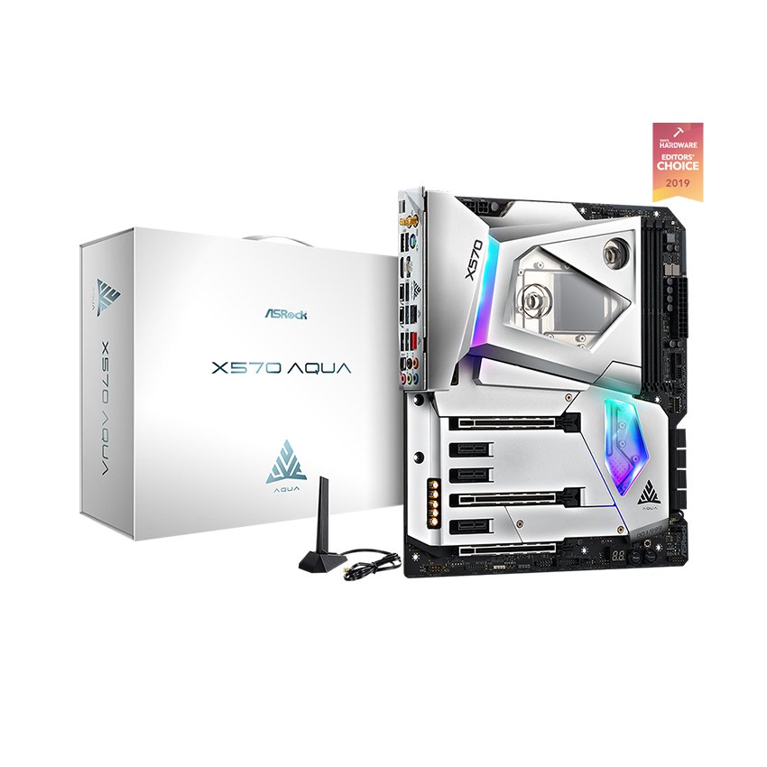 Mainboard ASROCK X570 Aqua (AMD x570, Socket AM4, E-ATX, 4 khe RAM DDR4)