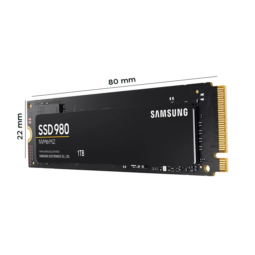Ổ cứng SSD SamSung 980 1TB M2 NVMe chính hãng (MZ-V8V1T0BW)
